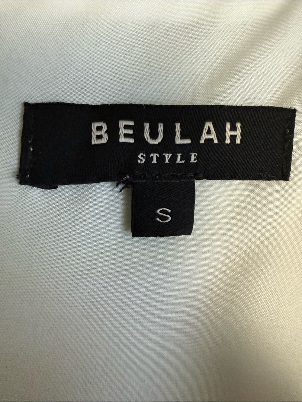 Beulah Style Alyssa Zest White Puff Sleeve Mini Dress Green & Yellow Leaf Cotton - Picture 7 of 15